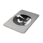 Rock-T-Shirts | Snoopy Howling Badematte (Schrägansicht)