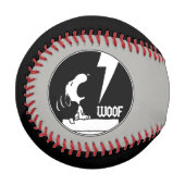 Rock-T-Shirts | Snoopy Howling Baseball (Vorderseite Links)