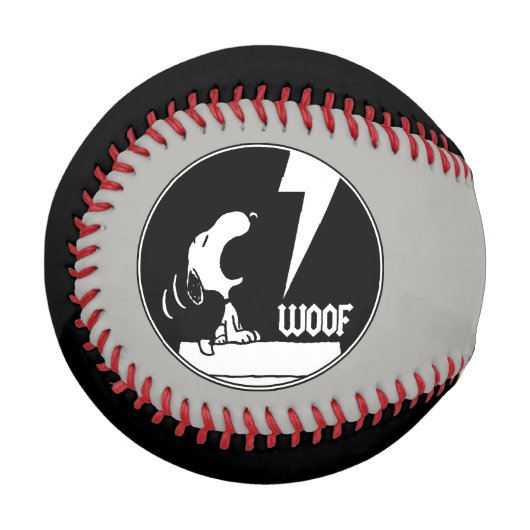 Rock-T-Shirts | Snoopy Howling Baseball (Vorderseite Links)