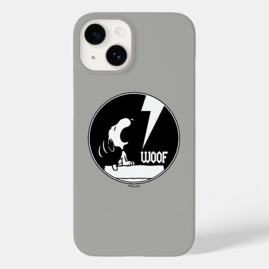 Rock-T-Shirts | Snoopy Howling Case-Mate iPhone Hülle (Rückseite)