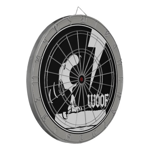 Rock-T-Shirts | Snoopy Howling Dartscheibe (Vorderseite Links)