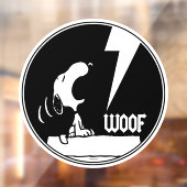 Rock-T-Shirts | Snoopy Howling Fensteraufkleber (Blatt 2)