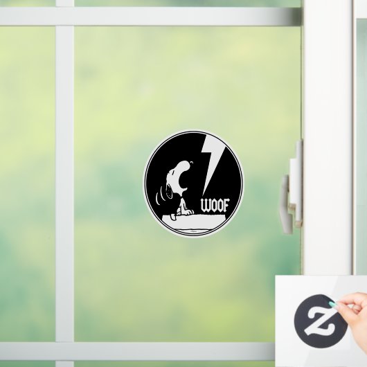 Rock-T-Shirts | Snoopy Howling Fensteraufkleber (Zuhause)