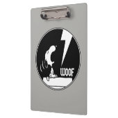 Rock-T-Shirts | Snoopy Howling Klemmbrett (Links)