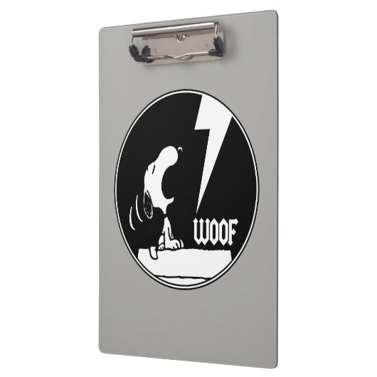 Rock-T-Shirts | Snoopy Howling Klemmbrett (Links)