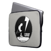 Rock-T-Shirts | Snoopy Howling Laptopschutzhülle (Vorderseite Links)