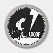 Rock-T-Shirts | Snoopy Howling Magnet (Vorne)