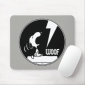 Rock-T-Shirts | Snoopy Howling Mousepad (Mit Mouse)