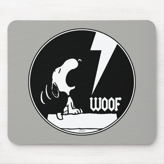 Rock-T-Shirts | Snoopy Howling Mousepad (Vorne)