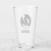 Rock-T-Shirts | Snoopy Howling | Name hinzufügen Glas (Rückseite)