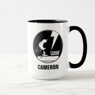 Rock-T-Shirts   Snoopy Howling   Name hinzufügen Tasse