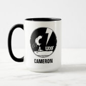 Rock-T-Shirts | Snoopy Howling | Name hinzufügen Tasse (Links)