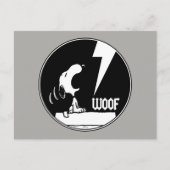 Rock-T-Shirts | Snoopy Howling Postkarte (Vorderseite)