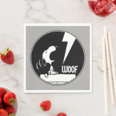 Rock-T-Shirts | Snoopy Howling Serviette (Beispiel)