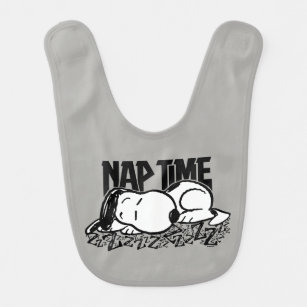 Rock-T-Shirts   Snoopy Nickerchen Time Babylätzchen