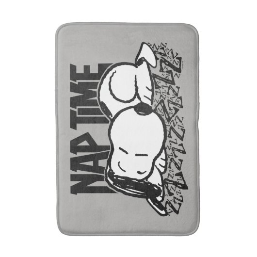 Rock-T-Shirts | Snoopy Nickerchen Time Badematte (Vorderseite Vertikal)