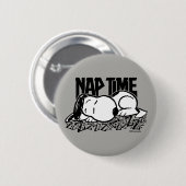Rock-T-Shirts | Snoopy Nickerchen Time Button (Vorne & Hinten)