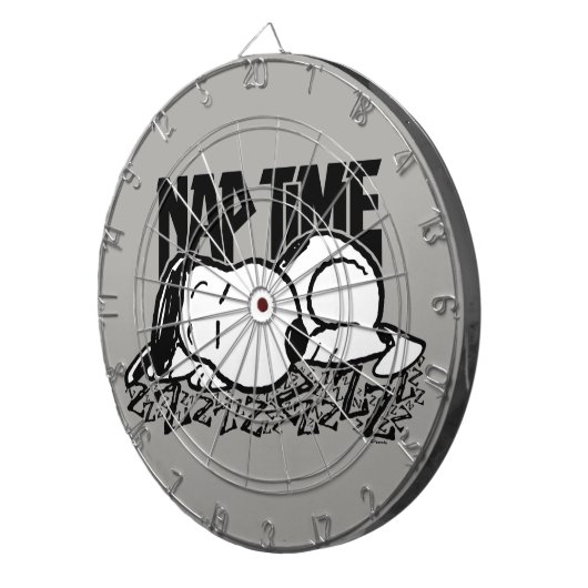 Rock-T-Shirts | Snoopy Nickerchen Time Dartscheibe (Vorderseite rechts)