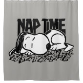 Rock-T-Shirts | Snoopy Nickerchen Time Duschvorhang (Vorderseite)