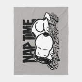 Rock-T-Shirts | Snoopy Nickerchen Time Fleecedecke (Vorderseite)