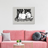 Rock-T-Shirts | Snoopy Nickerchen Time Leinwanddruck (Insitu (Wohnzimmer))