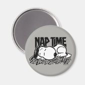 Rock-T-Shirts | Snoopy Nickerchen Time Magnet (Vorderseite/Rückseite)