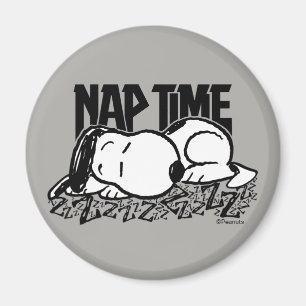 Rock-T-Shirts   Snoopy Nickerchen Time Magnet