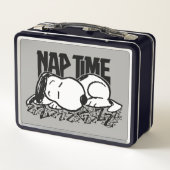 Rock-T-Shirts | Snoopy Nickerchen Time Metall Brotdose (Rückseite)
