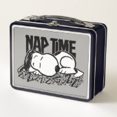 Rock-T-Shirts | Snoopy Nickerchen Time Metall Brotdose (Vorderseite)