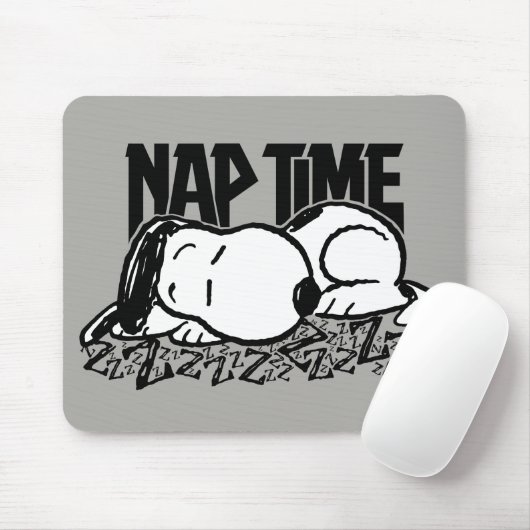 Rock-T-Shirts | Snoopy Nickerchen Time Mousepad (Mit Mouse)