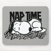 Rock-T-Shirts | Snoopy Nickerchen Time Mousepad (Vorne)