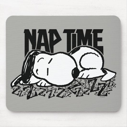 Rock-T-Shirts | Snoopy Nickerchen Time Mousepad (Vorne)
