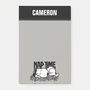 Rock-T-Shirts   Snoopy Nickerchen Time   Name hinz Post-it Klebezettel