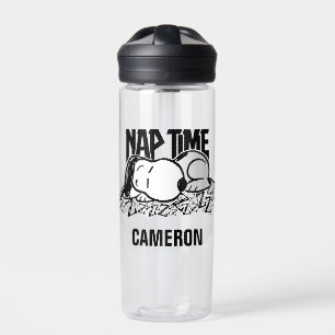 Rock-T-Shirts   Snoopy Nickerchen Time   Name hinz Trinkflasche