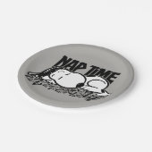 Rock-T-Shirts | Snoopy Nickerchen Time Pappteller (Schrägansicht)
