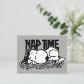 Rock-T-Shirts | Snoopy Nickerchen Time Postkarte (Stehend Vorderseite)