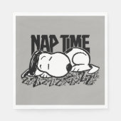 Rock-T-Shirts | Snoopy Nickerchen Time Serviette (Vorderseite)