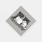 Rock-T-Shirts | Snoopy Nickerchen Time Serviette (Ecke)