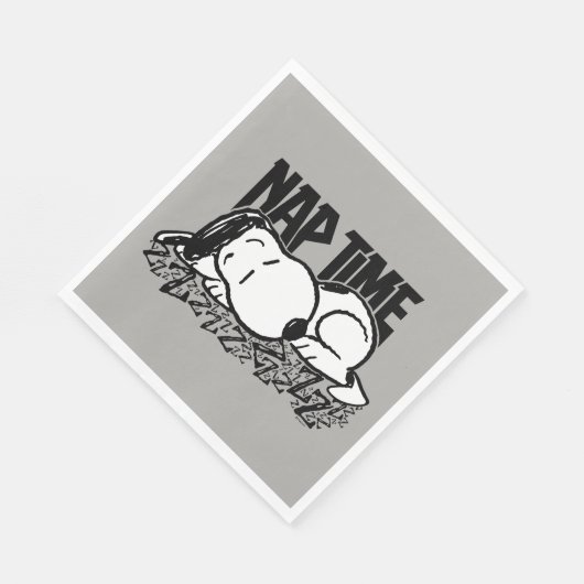 Rock-T-Shirts | Snoopy Nickerchen Time Serviette (Ecke)