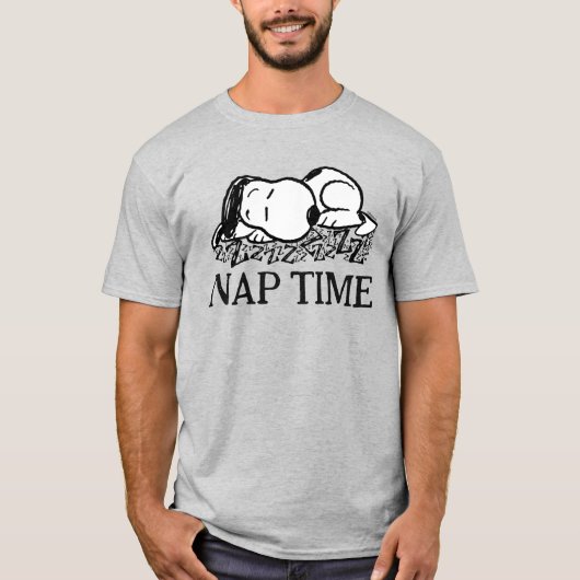 Rock-T-Shirts | Snoopy Nickerchen Time T-Shirt (Vorderseite)