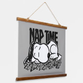 Rock-T-Shirts | Snoopy Nickerchen Time Wandteppich Mit Holzrahmen (Gewinkelt)
