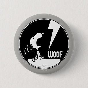 Rock Tees Snoopy Howling Button
