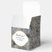 Rock Textur Grauer Granit mit Moss beliebigen Text Geschenkschachtel (Geöffnet)