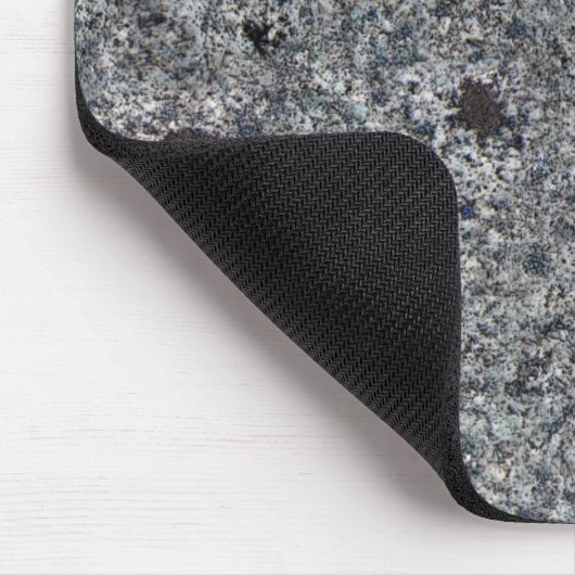 Rock Texture Gray Granit mit blauen Details Mousepad (Ecke)