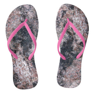 Rock Texture Pinkish Natur Badesandalen