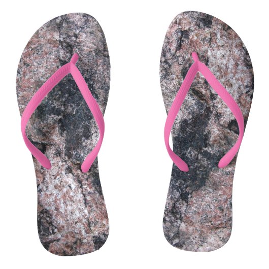 Rock Texture Pinkish Natur Badesandalen (Fußbett)