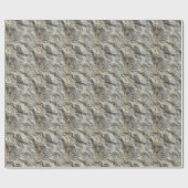 Rock Texture Wrapping Paper Roll Geschenkpapier (Flach)