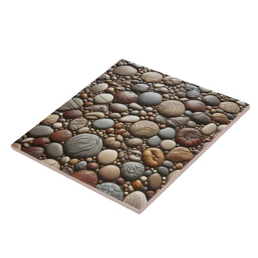 Rock Textured Tile Art Design Fliese (Seite)