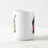 Rock the Boo - Halloween Skeleton Gitarrendesign Kaffeetasse (Mittel)