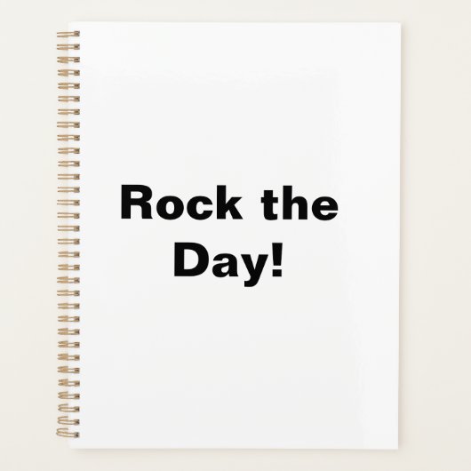 Rock the Day! Planer (Vorderseite)